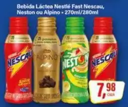 Rede Supermarket Bebida Láctea Nestlé Fast Nescau, Neston ou Alpino oferta