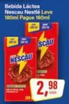 Rede Supermarket Bebida Láctea Nescau Nestlé Leve oferta