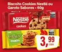 Rede Supermarket Biscoito Cookies Nestlé ou Garoto Sabores oferta