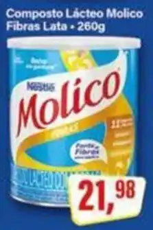 Rede Supermarket Composto Lácteo Molico Fibras Lata oferta