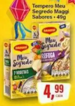 Rede Supermarket Tempero Meu Segredo Maggi Sabores oferta