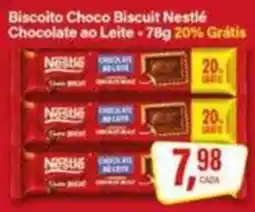 Rede Supermarket Biscoito Choco Biscuit Nestlé oferta