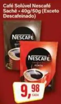 Rede Supermarket Café Solúvel Nescafé Sachê oferta