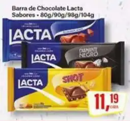 Rede Supermarket Barra de Chocolate Lacta oferta
