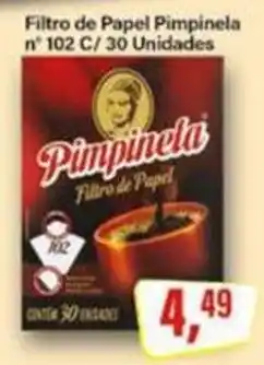 Rede Supermarket Filtro de papel pimpinela oferta