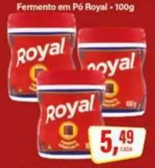 Rede Supermarket Fermento em Pó Royal oferta