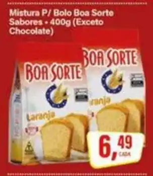 Rede Supermarket Mistura p/ bolo boa sorte oferta