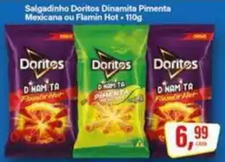 Rede Supermarket Salgadinho Doritos Dinamita Pimenta Mexicana ou Flamin Hot oferta