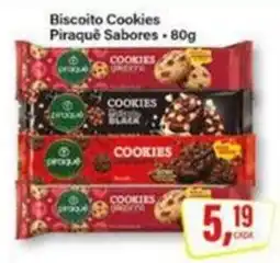 Rede Supermarket Biscoito Cookies Piraque Sabores oferta