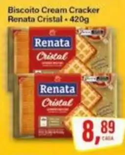 Rede Supermarket Biscoito cream cracker renata cristal oferta