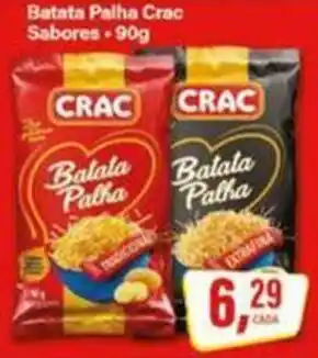 Rede Supermarket Batata Palha Crac Sabores oferta