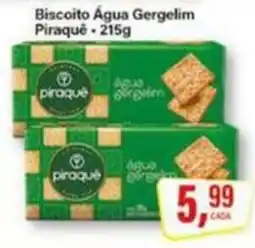 Rede Supermarket Biscoito Água Gergelim oferta