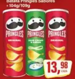 Rede Supermarket Batata Pringles Sabores oferta