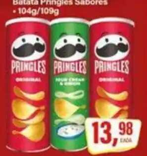 Rede Supermarket Batata Pringles Sabores oferta