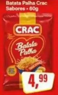 Rede Supermarket Batata Palha Crac Sabores oferta