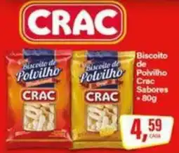 Rede Supermarket Biscoito de Polvilho Crac Sabores oferta