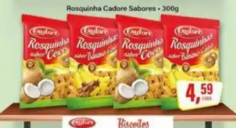 Rede Supermarket Rosquinha Cadore Sabores oferta