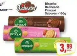 Rede Supermarket Biscoito Recheado Pirauê Sabores oferta