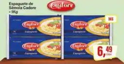 Rede Supermarket Espaguete de Sêmola Cadore oferta