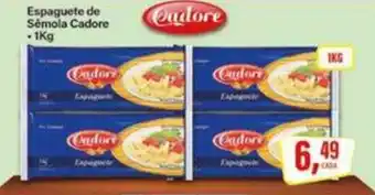 Rede Supermarket Espaguete de Sêmola Cadore oferta