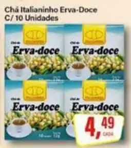 Rede Supermarket Chá Italianinho Erva-Doce oferta