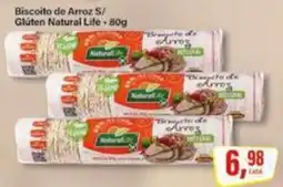 Rede Supermarket Biscoito de Arroz S/ Glúten Natural Life oferta