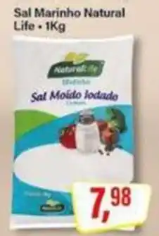 Rede Supermarket Sal Marinho Natural Life oferta