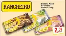 Rede Supermarket Biscoito Wafer Rancheiro Sabores oferta
