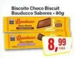 Rede Supermarket Biscoito Choco Biscuit Bauducco Sabores oferta