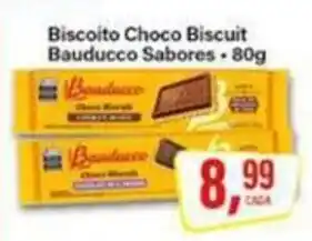 Rede Supermarket Biscoito Choco Biscuit Bauducco Sabores oferta