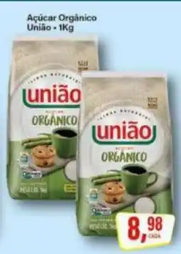 Rede Supermarket Açúcar orgânico união oferta