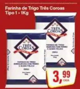 Rede Supermarket Farinha de trigo três coroas tipo 1 oferta