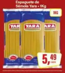 Rede Supermarket Espaguete de Sêmola Yara oferta