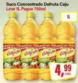 Rede Supermarket Suco Concentrado Dafruta Caju oferta