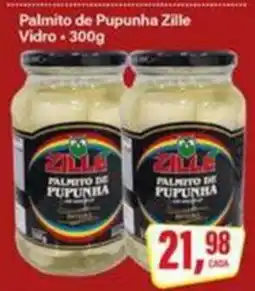 Rede Supermarket Palmito de Pupunha Zille Vidro oferta