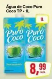 Rede Supermarket Água de Coco Puro Coco TP oferta