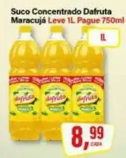 Rede Supermarket Suco Concentrado Dafruta Maracujá oferta