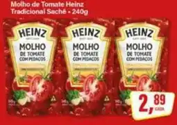 Rede Supermarket molho de tomate heinz tradicional sachê oferta