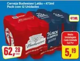 Rede Supermarket Cerveja Budweiser Latino oferta