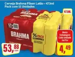 Rede Supermarket Cerveja brahma pilsen latão oferta