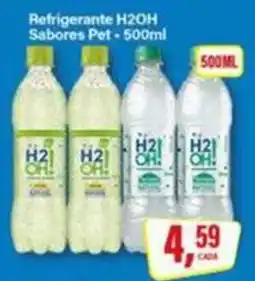 Rede Supermarket Refrigerante H2OH Sabores Pet oferta