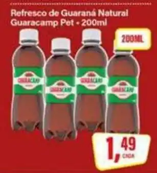 Rede Supermarket Refresco de Guaraná Natural Guaracamp Pet oferta