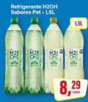 Rede Supermarket Refrigerante H2OH Sabores Pet oferta