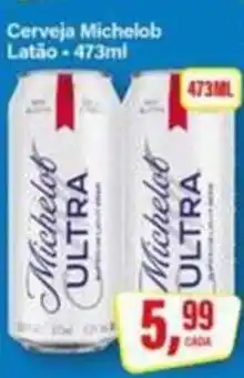 Rede Supermarket Cerveja michelob latão oferta