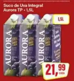 Rede Supermarket Suco de Uva Integral Aurora TP oferta