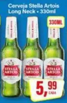 Rede Supermarket Cerveja Stella Artois Long Neck oferta