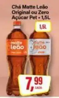 Rede Supermarket Chá Matte Leão Original ou Zero Açúcar oferta