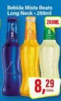Rede Supermarket Bebida Mista Beats Long Neck oferta