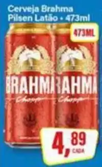 Rede Supermarket Cerveja brahma pilsen latão oferta