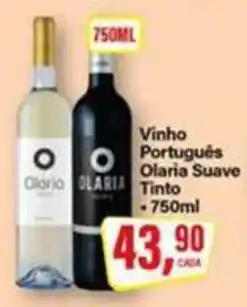Rede Supermarket Vinho Português Olaria Suave Tinto oferta